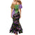 Mardi Gras Family Matching Mermaid Dress and Hawaiian Shirt Colorful Style - Wonder Print Shop