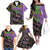 Mardi Gras Family Matching Off Shoulder Long Sleeve Dress and Hawaiian Shirt Colorful Style - Wonder Print Shop