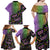 Mardi Gras Family Matching Off Shoulder Maxi Dress and Hawaiian Shirt Colorful Style - Wonder Print Shop