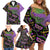 Mardi Gras Family Matching Off Shoulder Short Dress and Hawaiian Shirt Colorful Style - Wonder Print Shop