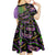 Mardi Gras Kid Short Sleeve Dress Colorful Style - Wonder Print Shop