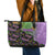 Mardi Gras Leather Tote Bag Colorful Style - Wonder Print Shop