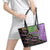 Mardi Gras Leather Tote Bag Colorful Style - Wonder Print Shop