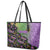 Mardi Gras Leather Tote Bag Colorful Style - Wonder Print Shop