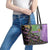 Mardi Gras Leather Tote Bag Colorful Style - Wonder Print Shop