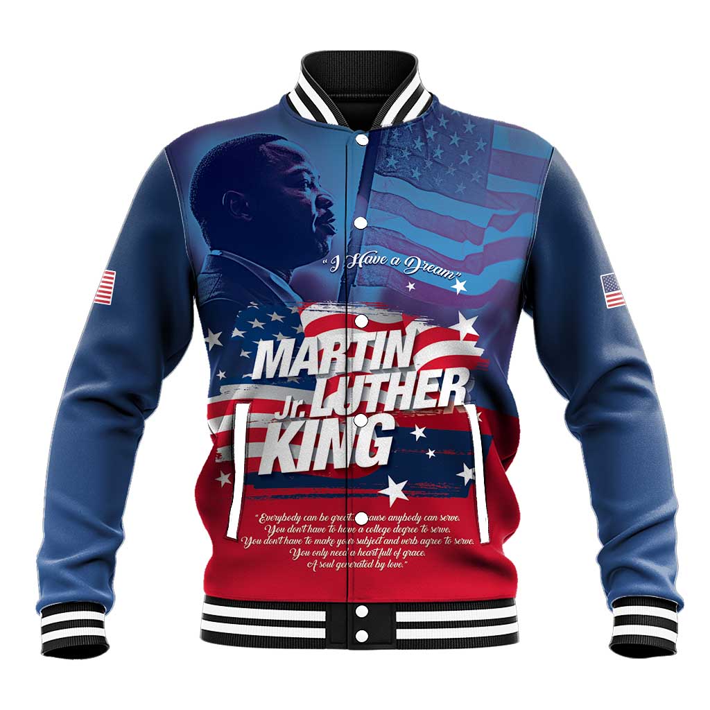 Martin Luther King MLK Baseball Jacket I Have A Dream - Wonder Print Shop