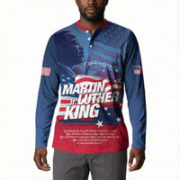 Martin Luther King MLK Button Sweatshirt I Have A Dream