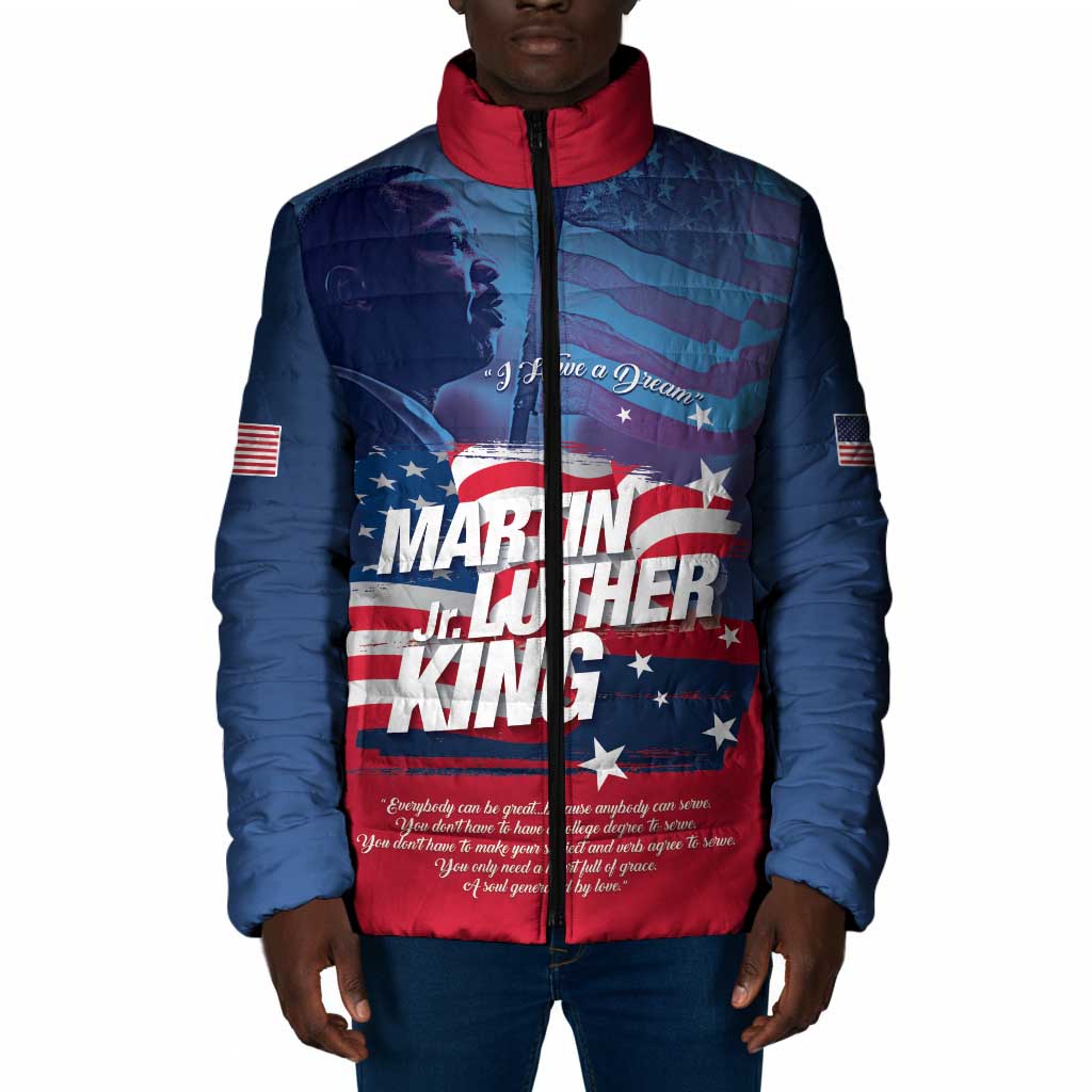 Martin Luther King MLK Padded Jacket I Have A Dream - Wonder Print Shop