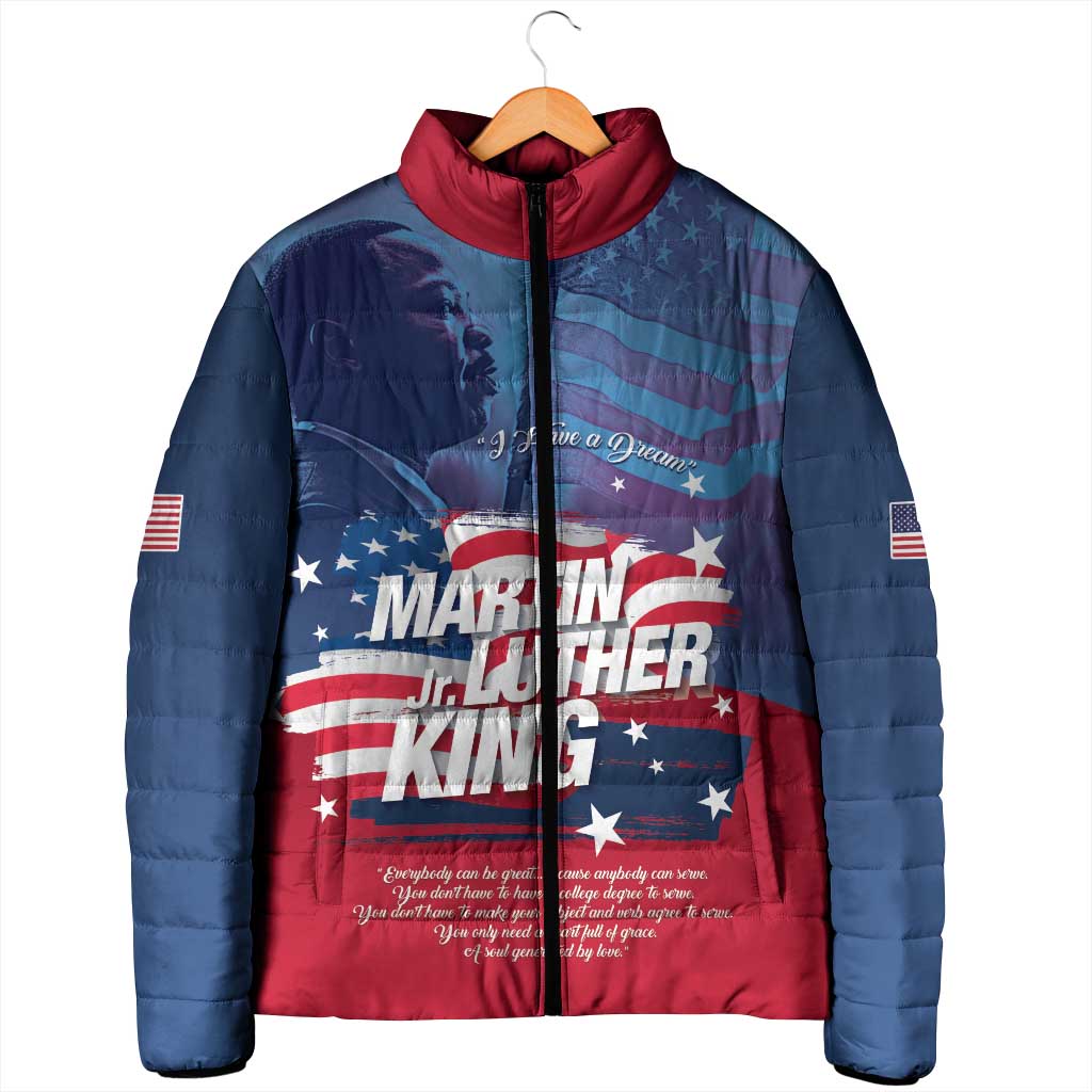 Martin Luther King MLK Padded Jacket I Have A Dream - Wonder Print Shop