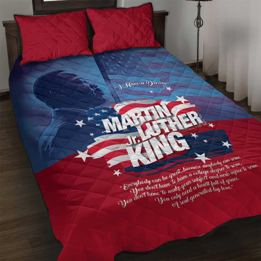 Martin Luther King MLK Quilt Bed Set I Have A Dream - Wonder Print Shop