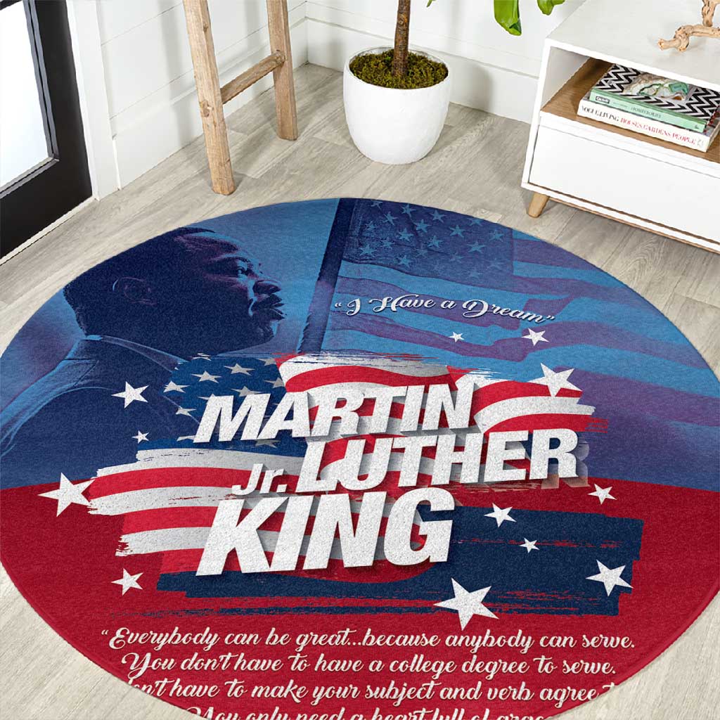 Martin Luther King MLK Round Carpet I Have A Dream - Wonder Print Shop