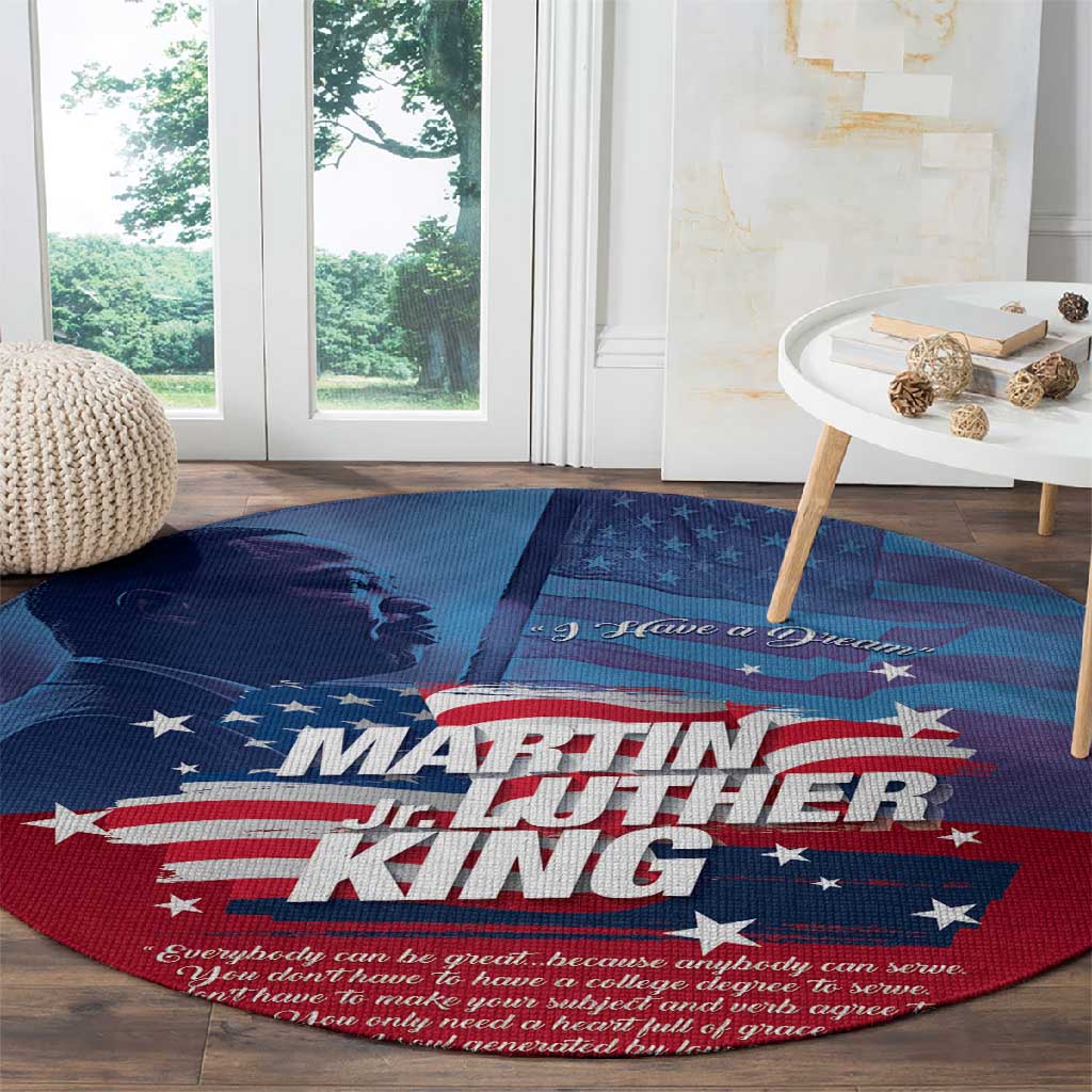 Martin Luther King MLK Round Carpet I Have A Dream - Wonder Print Shop