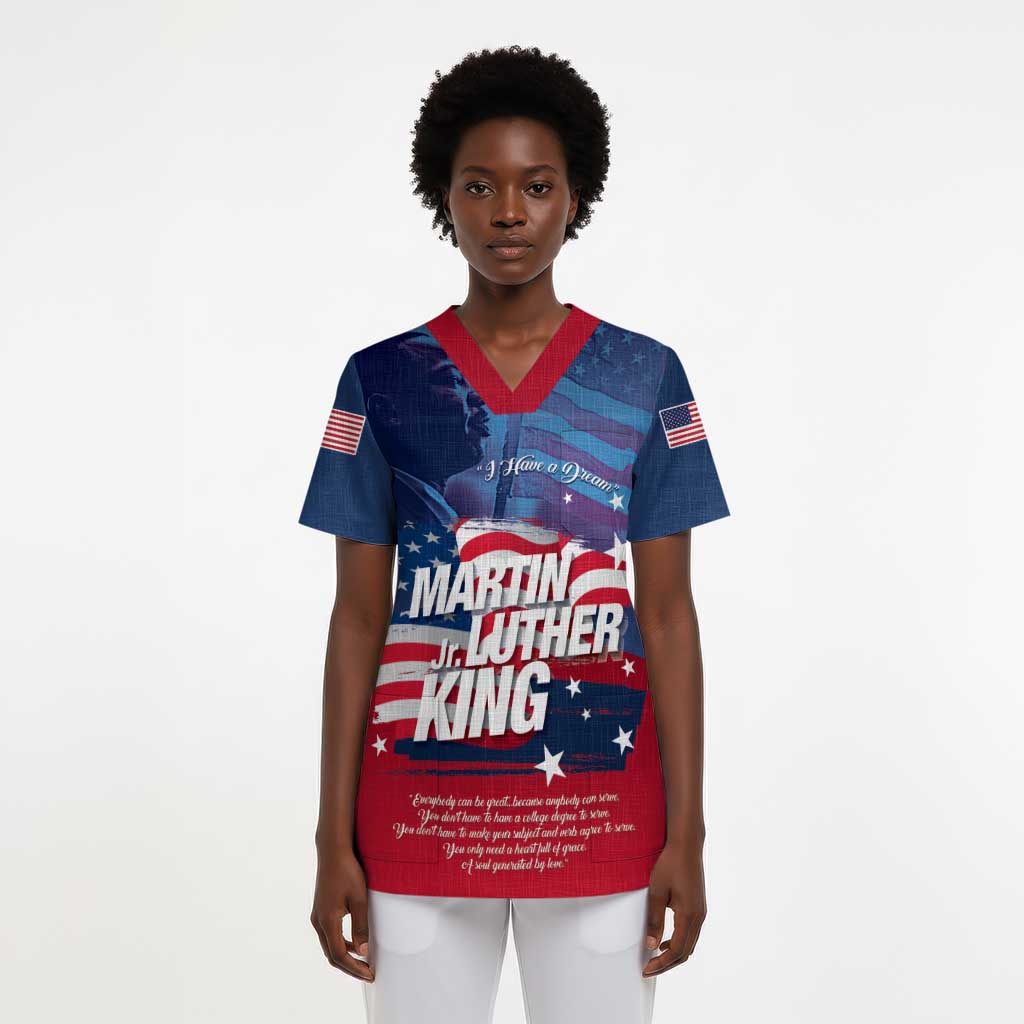 Martin Luther King MLK Scrub Top I Have A Dream - Wonder Print Shop