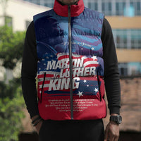Martin Luther King MLK Sleeveless Puffer Jacket I Have A Dream - Wonder Print Shop