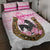 Kentucky Survivors Quilt Bed Set Horse Derby Lady Pink Roses