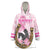 Personalized Kentucky Survivors Wearable Blanket Hoodie Horse Derby Lady Pink Roses