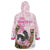 Personalized Kentucky Survivors Wearable Blanket Hoodie Horse Derby Lady Pink Roses