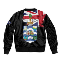 Personalised Bonaire Bomber Jacket Boneiru Coat of Arms
