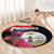 Bonaire Round Carpet Boneiru Coat of Arms