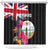 Bonaire Shower Curtain Boneiru Coat of Arms