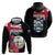 Personalised Bonaire Zip Hoodie Boneiru Coat of Arms