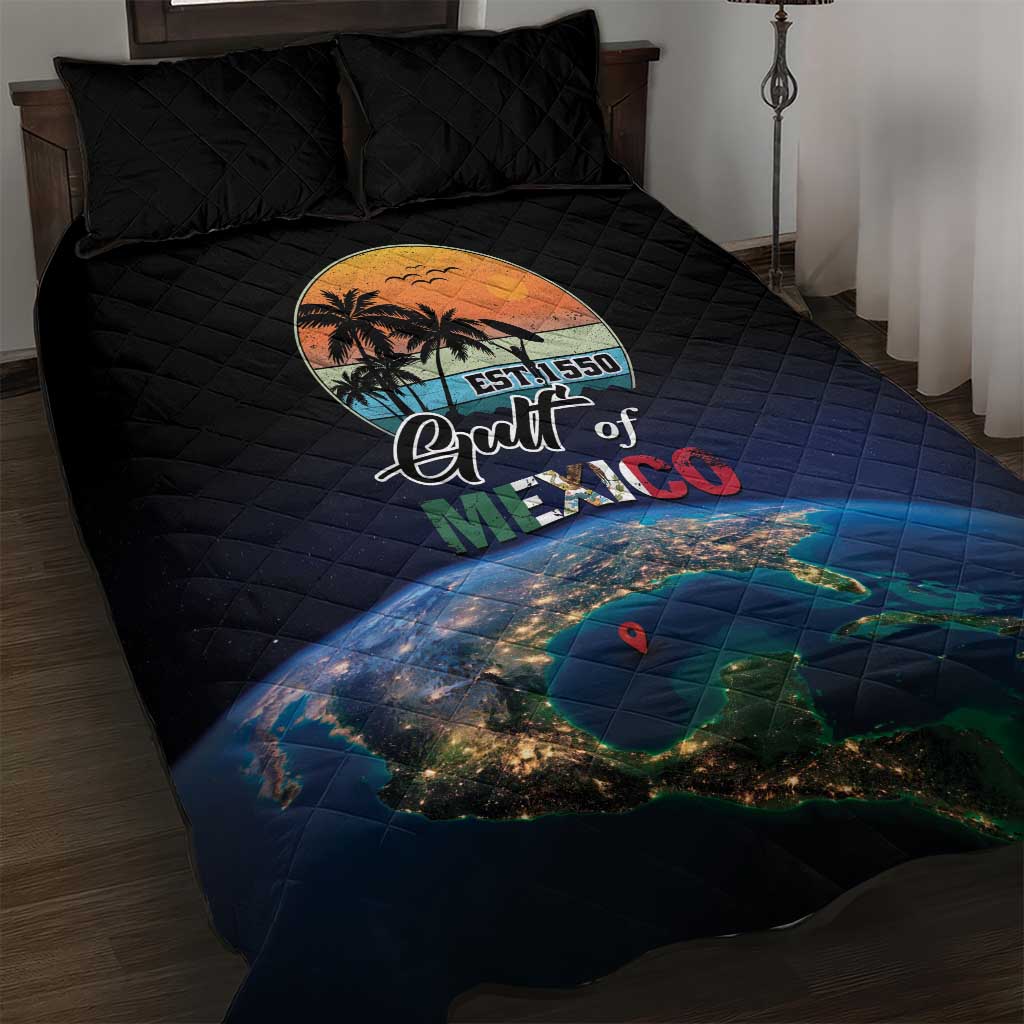 Gulf Of Mexico Est 1550 Quilt Bed Set Gulf Of Mexico From Space