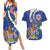 Personalized Canada Alberta Province Couples Matching Summer Maxi Dress and Hawaiian Shirt Wild Rose Fortis et liber