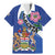 Personalized Canada Alberta Province Family Matching Mermaid Dress and Hawaiian Shirt Wild Rose Fortis et liber