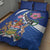 Canada Alberta Province Quilt Bed Set Wild Rose Fortis et liber