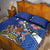 Canada Alberta Province Quilt Bed Set Wild Rose Fortis et liber