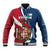 Personalized Canada Newfoundland and Labrador Province Baseball Jacket Quaerite prime regnum Dei