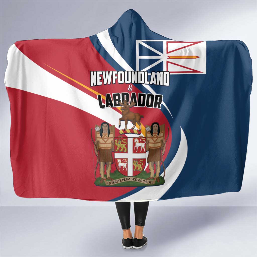 Canada Newfoundland and Labrador Province Hooded Blanket Quaerite prime regnum Dei