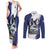 Personalized Canada Northwest Territories Couples Matching Tank Maxi Dress and Long Sleeve Button Shirt White Fox Grunge Stylized