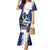 Personalized Canada Northwest Territories Family Matching Mermaid Dress and Hawaiian Shirt White Fox Grunge Stylized