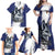 Personalized Canada Northwest Territories Family Matching Off Shoulder Maxi Dress and Hawaiian Shirt White Fox Grunge Stylized