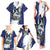 Personalized Canada Northwest Territories Family Matching Tank Maxi Dress and Hawaiian Shirt White Fox Grunge Stylized