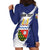 Personalized Canada Northwest Territories Hoodie Dress White Fox Grunge Stylized