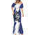 Personalized Canada Northwest Territories Mermaid Dress White Fox Grunge Stylized