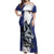 Personalized Canada Northwest Territories Off Shoulder Maxi Dress White Fox Grunge Stylized