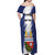 Personalized Canada Northwest Territories Off Shoulder Maxi Dress White Fox Grunge Stylized