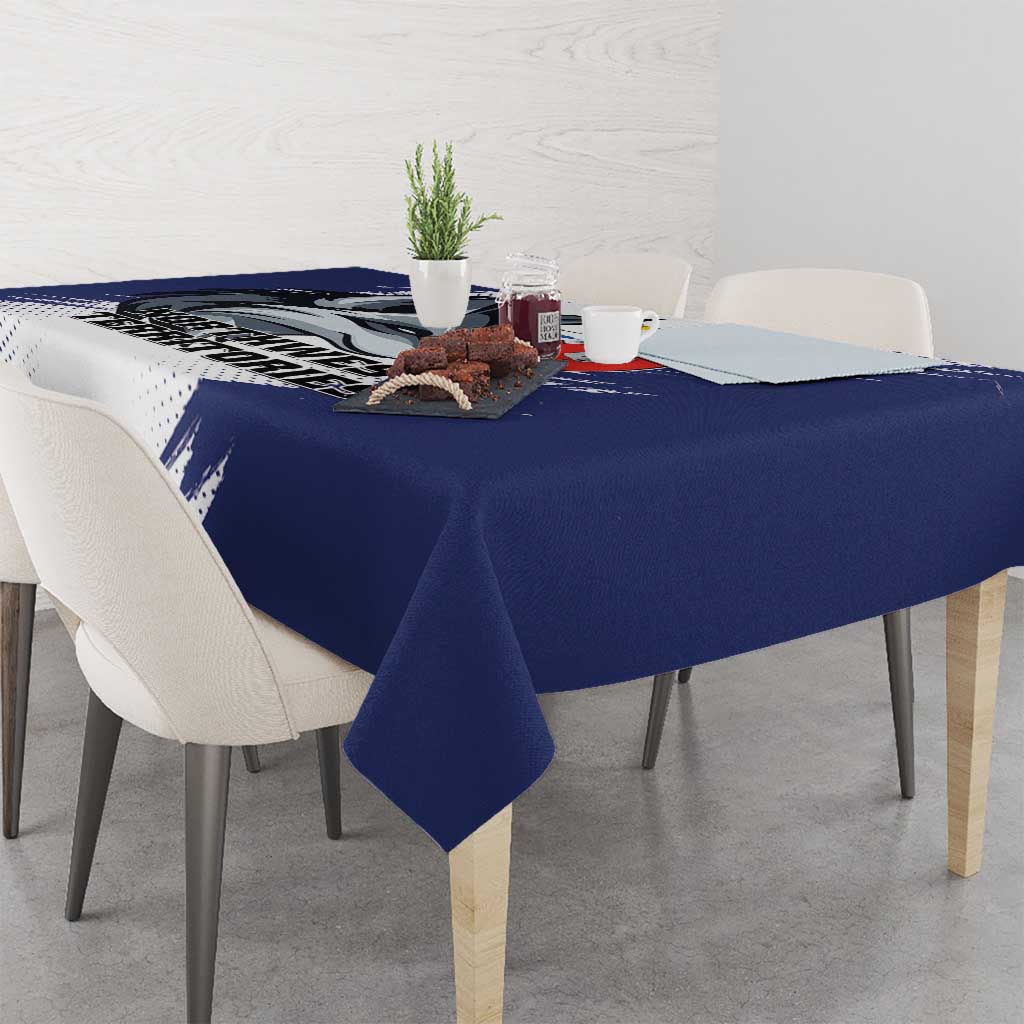 Canada Northwest Territories Tablecloth White Fox Grunge Stylized