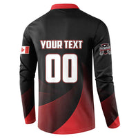 Custom Canada Lacrosse 2025 Button Sweatshirt Our Country and Our Game