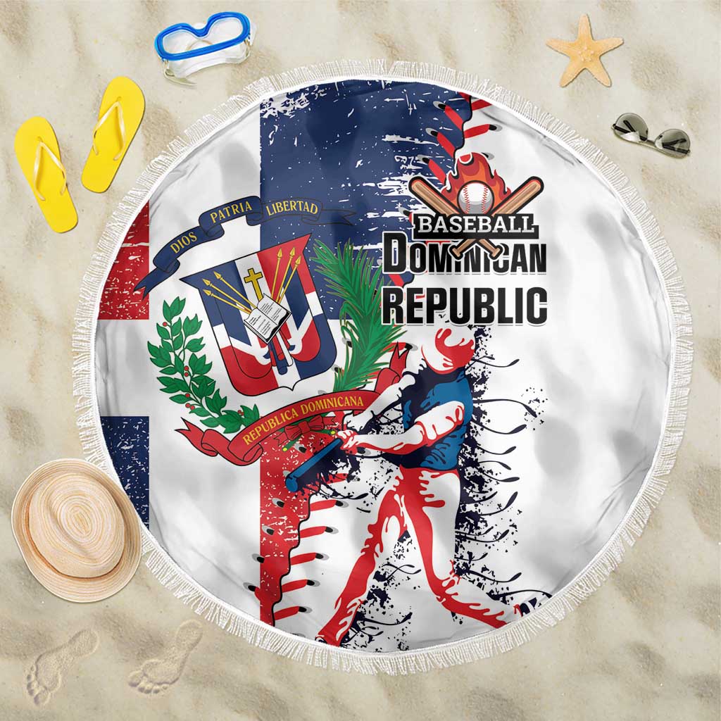 Baseball Dominican Republic Beach Blanket Come On Team DR Grunge Style
