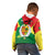 Senegal Kid Hoodie Bahamian Lion Baobab Flag Style - Wonder Print Shop