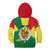 Custom Senegal Kid Hoodie Bahamian Lion Baobab Flag Style - Wonder Print Shop