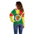 Custom Senegal Off Shoulder Sweater Bahamian Lion Baobab Flag Style - Wonder Print Shop