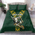 Custom South Africa 2024 Rugby Bedding Set Go Springboks Protea Pattern - Wonder Print Shop