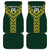 Custom South Africa 2024 Rugby Car Mats Go Springboks Protea Pattern - Wonder Print Shop