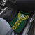 Custom South Africa 2024 Rugby Car Mats Go Springboks Protea Pattern - Wonder Print Shop