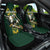 Custom South Africa 2024 Rugby Car Seat Cover Go Springboks Protea Pattern - Wonder Print Shop